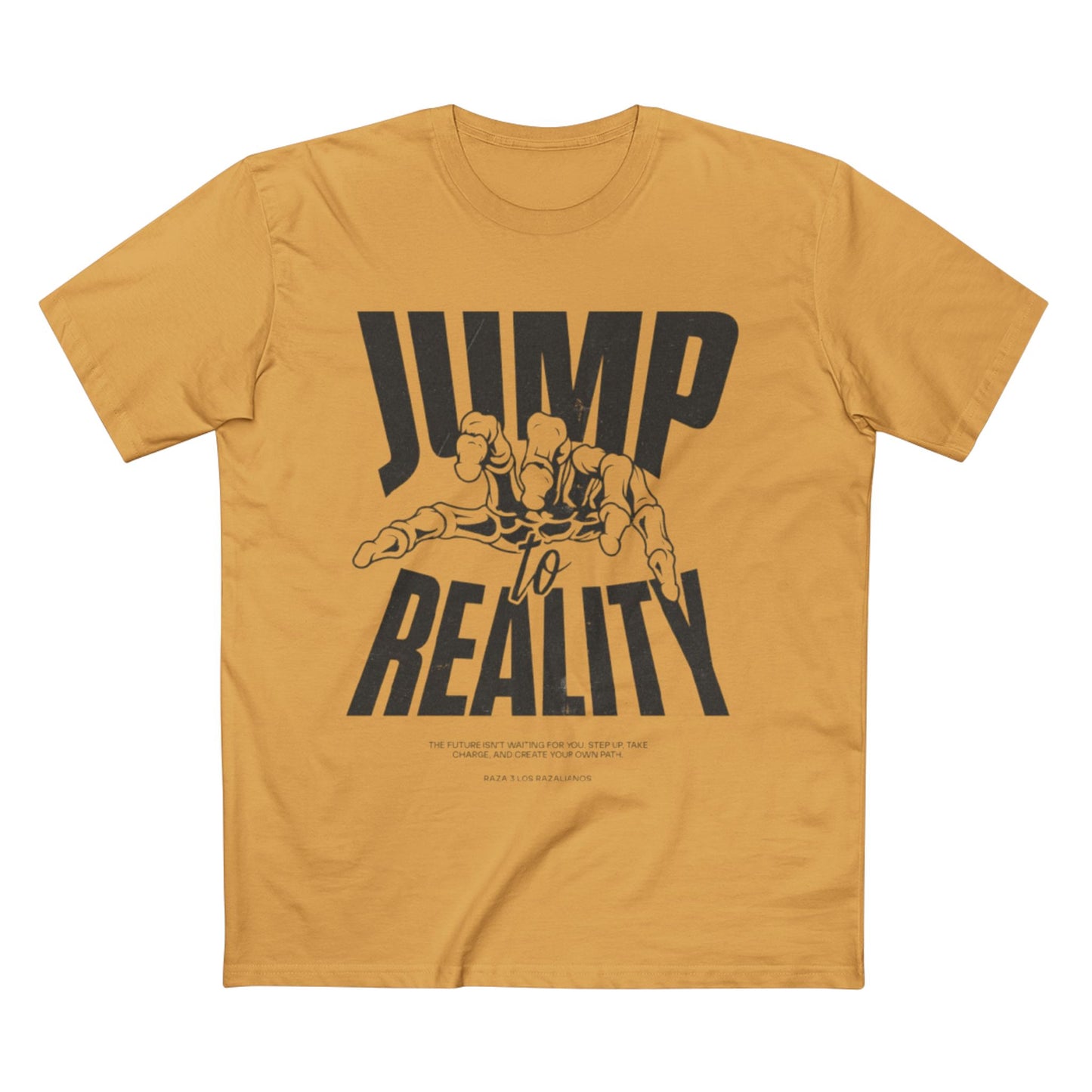 Jump to Reality Graphic Tee - Trendy Adult Staple T-Shirt, Motivation Apparel, Casual Wear, Gift for Creatives, Exciting Style