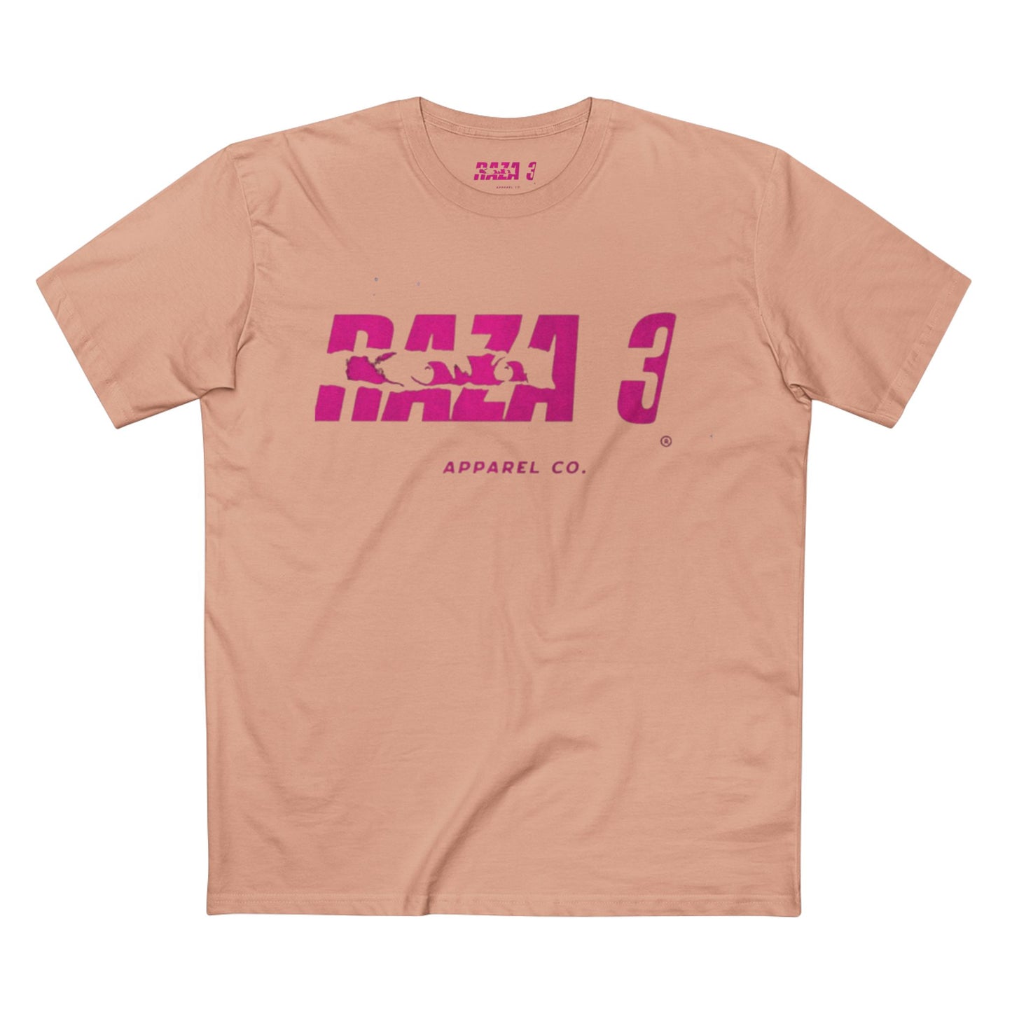 Stylish Graphic Tee, RAZA 3 Apparel Shirt, Casual Everyday Wear, Gift for Friends, Comfortable Summer Top
