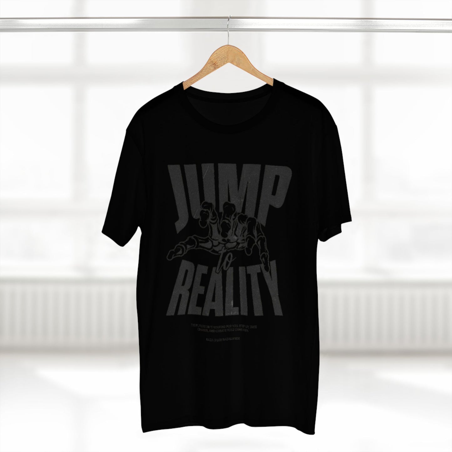 Jump to Reality Graphic Tee - Trendy Adult Staple T-Shirt, Motivation Apparel, Casual Wear, Gift for Creatives, Exciting Style