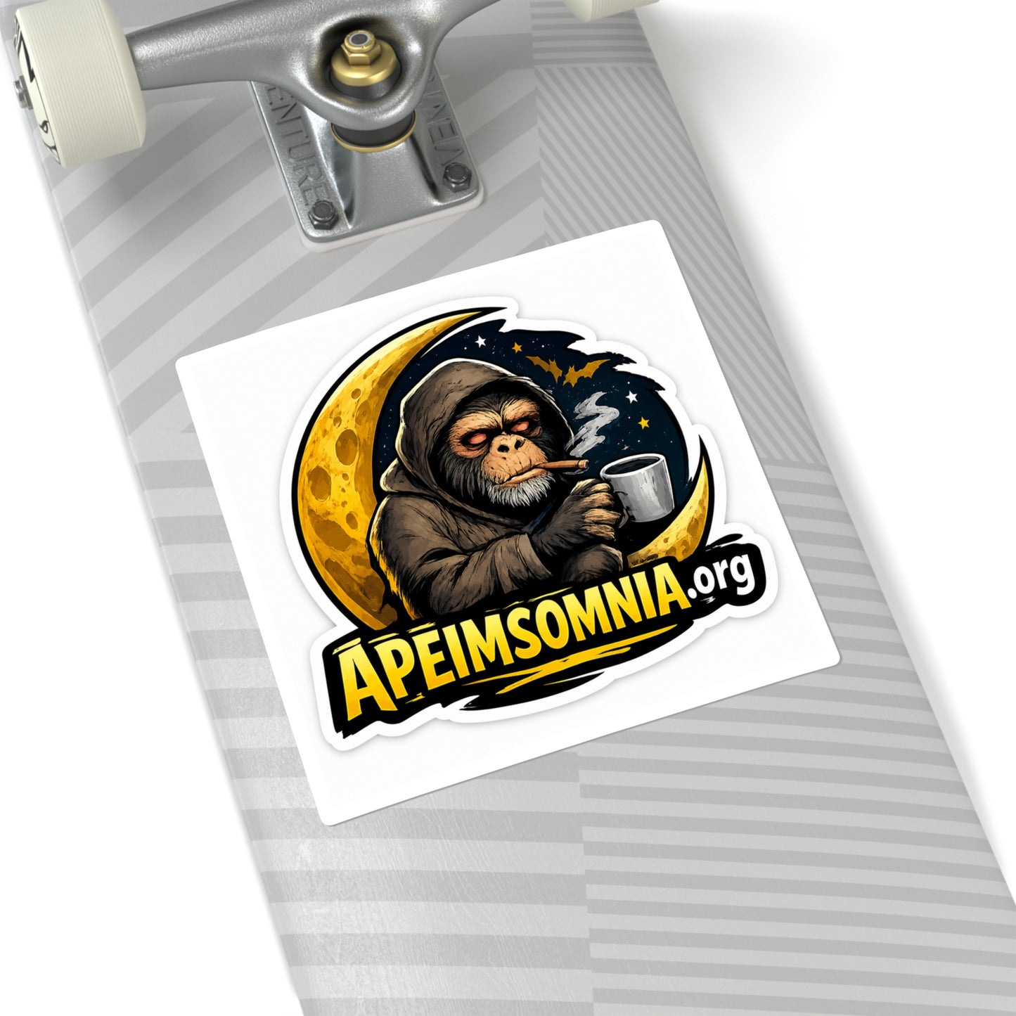 Sticker — ApeInsomnia.org Night Monkey Logo