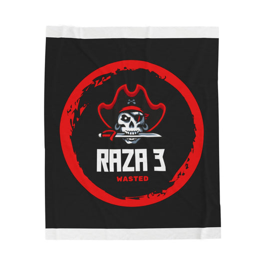 Pirate Skull Velveteen Plush Blanket - Cozy Throw, Warm Bedding, Perfect Gift for Gamers, Home Decor, Halloween, Cozy Nights