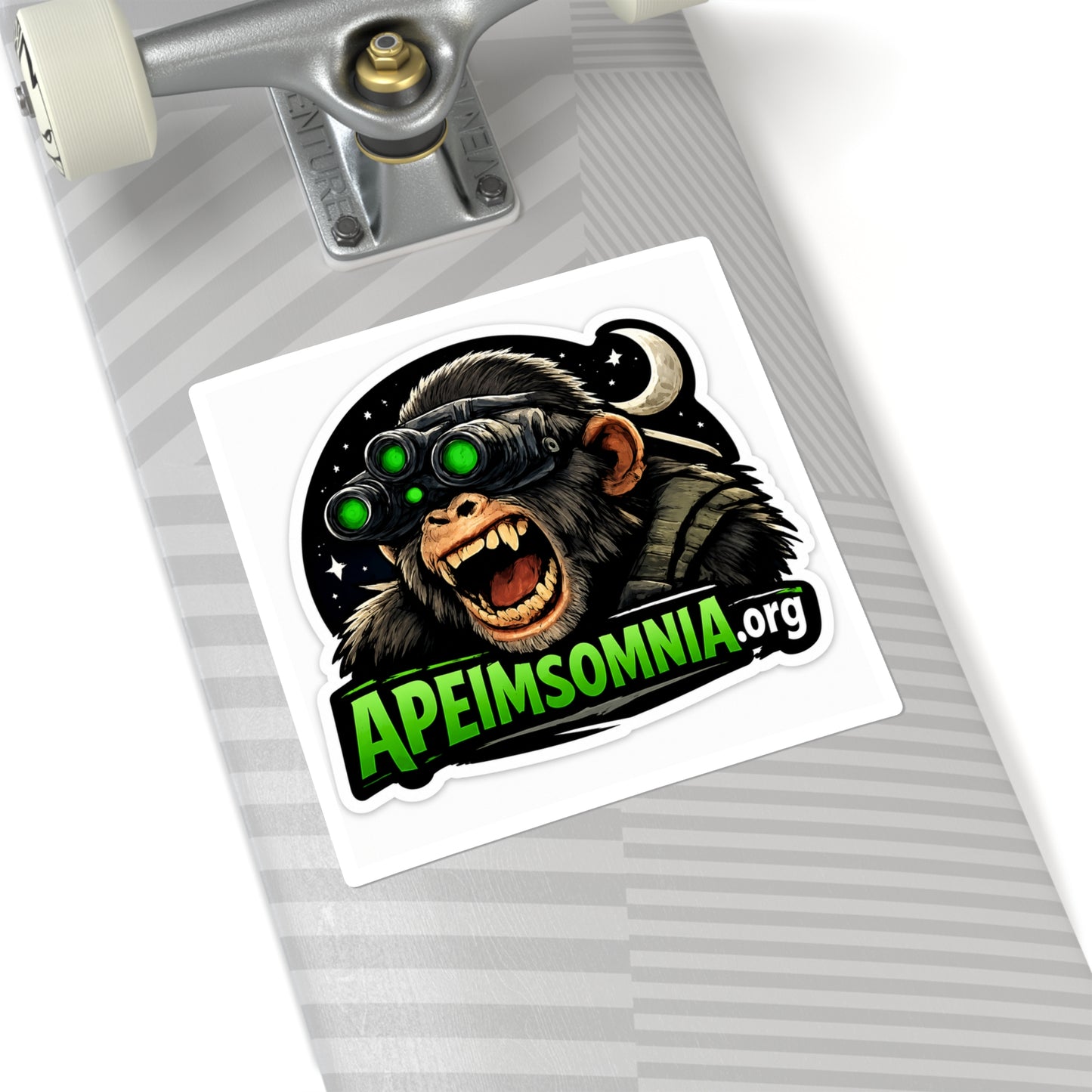 Sticker — ApeInsomnia.org Night Vision Monkey Logo
