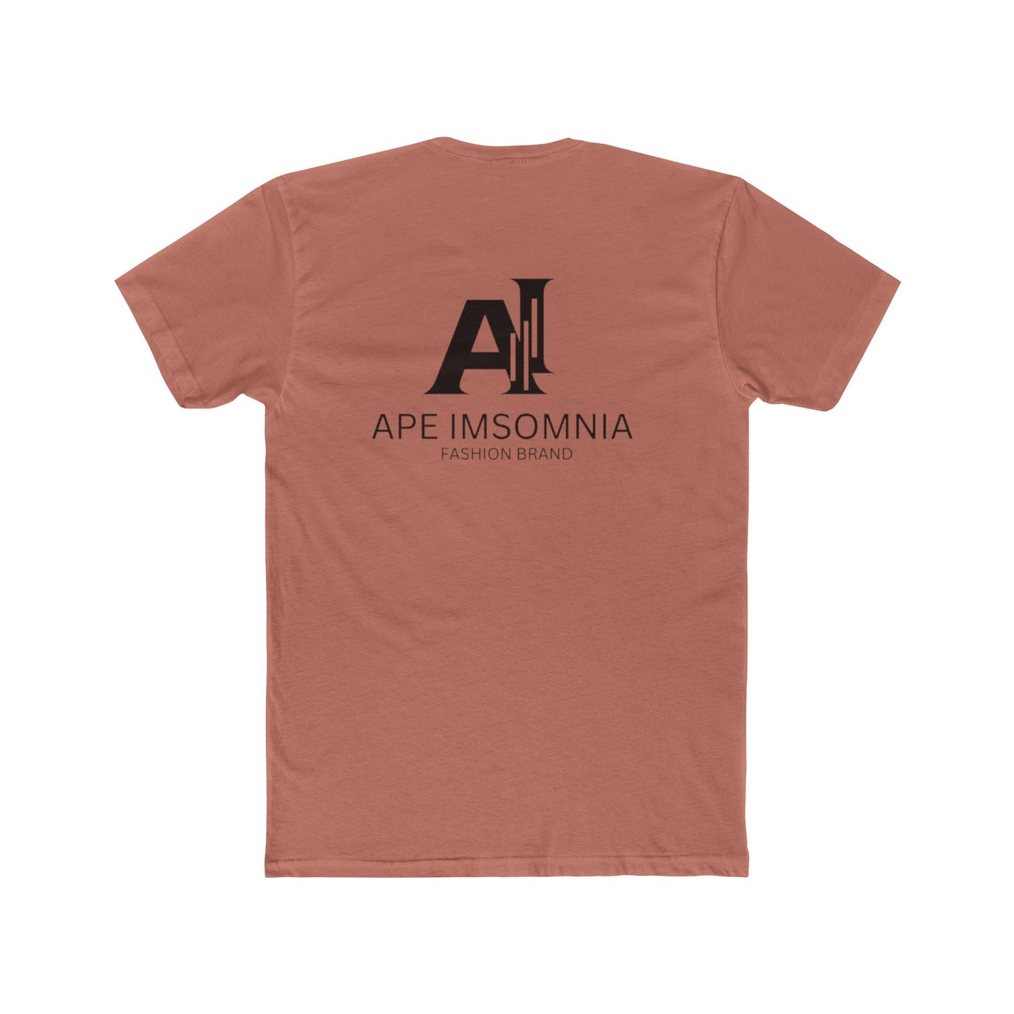 Unisex Cotton Crew Tee with Funky Ape Design, Funny Graphic Tee for Animal Lovers, Casual Wear, Gift for Birthdays, Unique T-Shirt