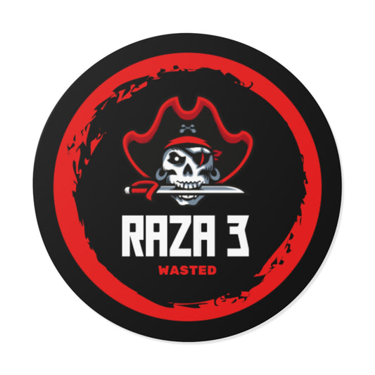 Pirate Skull Vinyl Stickers | Raza 3 Wasted Adventure Decals, Halloween Party Decor, Gamer Accessories, Nautical Gifts, Car Stickers