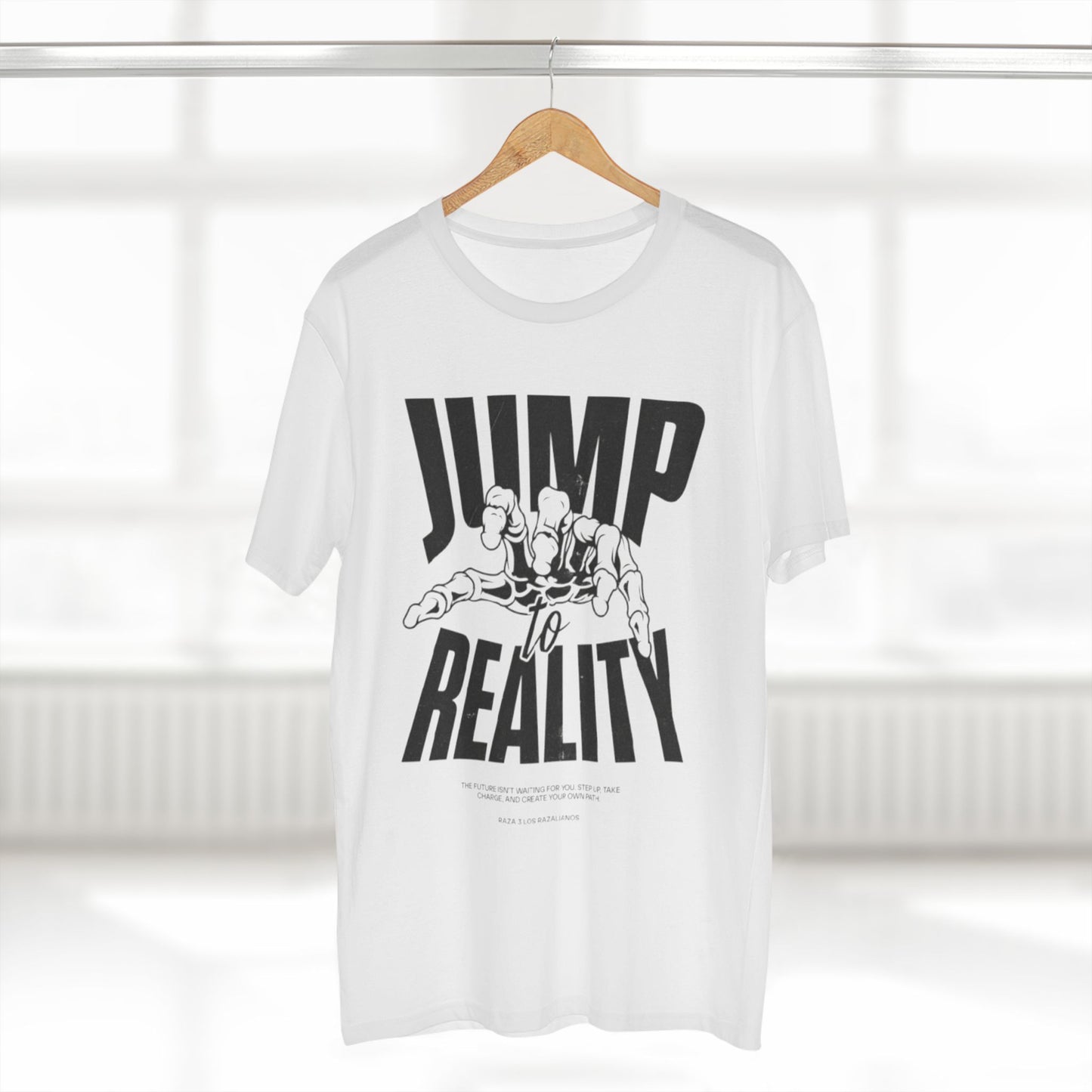 Jump to Reality Graphic Tee - Trendy Adult Staple T-Shirt, Motivation Apparel, Casual Wear, Gift for Creatives, Exciting Style