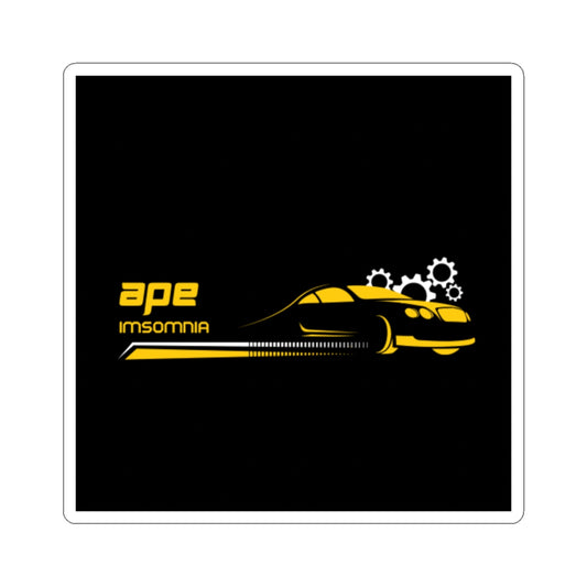 Automotive Kiss-Cut Stickers for Car Lovers, Custom Car Decals, Vehicle Accessories, Gearhead Gifts, Creative Laptop Stickers