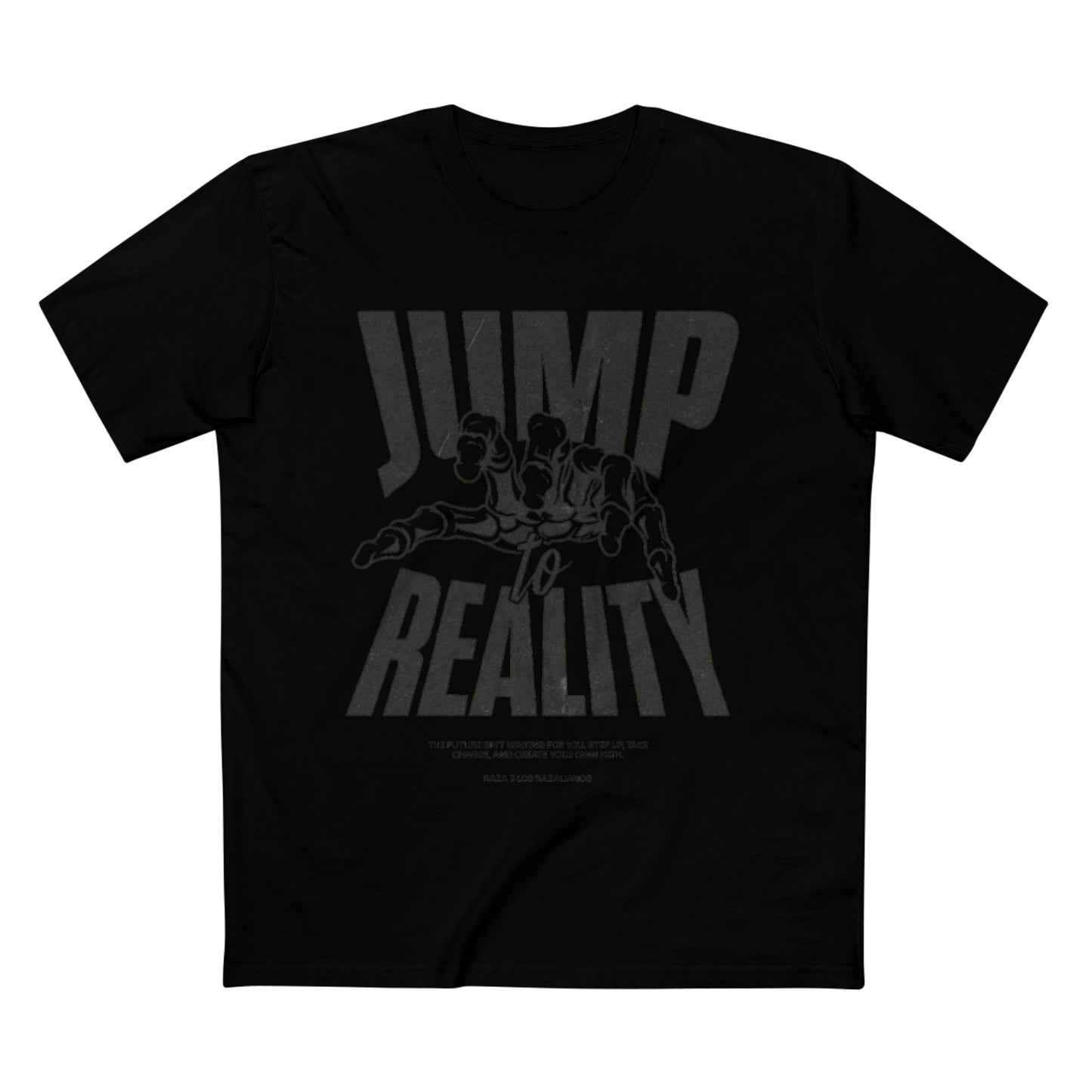Jump to Reality Graphic Tee - Trendy Adult Staple T-Shirt, Motivation Apparel, Casual Wear, Gift for Creatives, Exciting Style