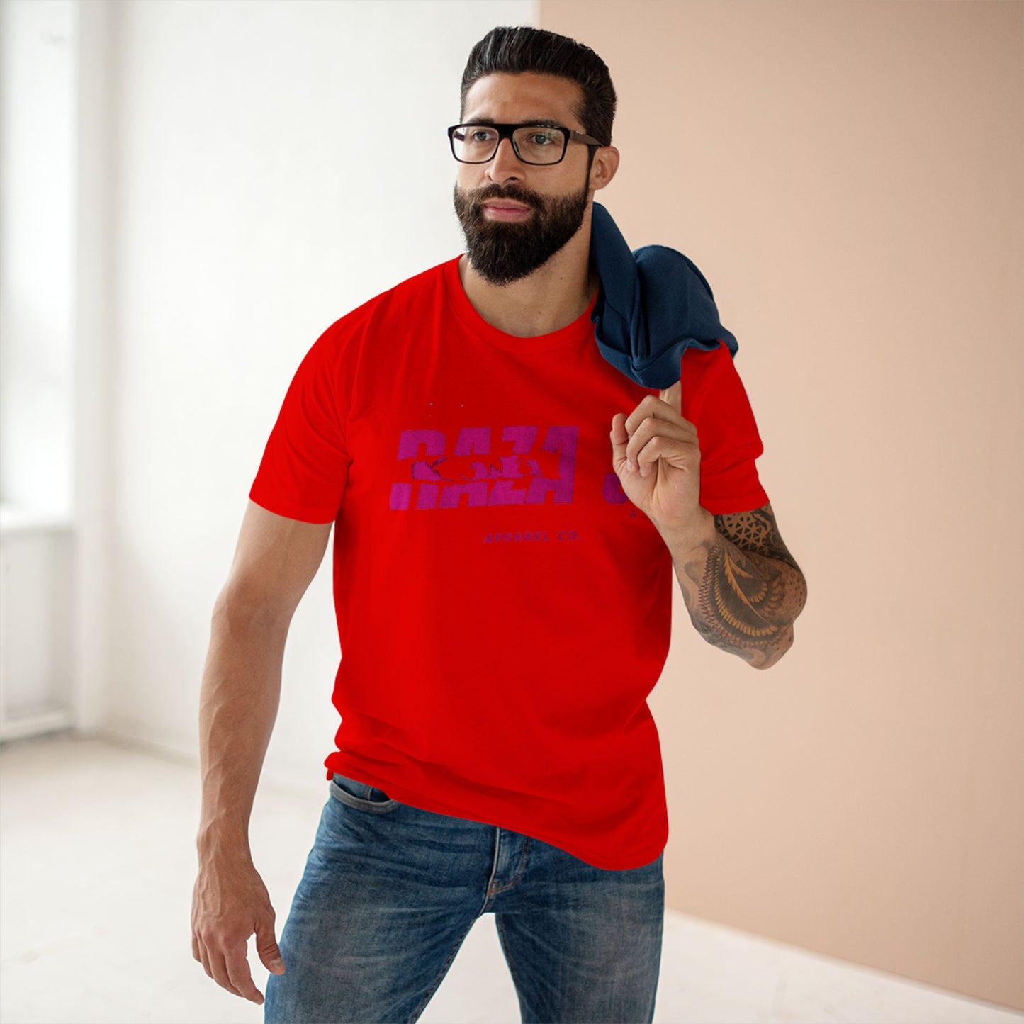 Stylish Graphic Tee, RAZA 3 Apparel Shirt, Casual Everyday Wear, Gift for Friends, Comfortable Summer Top