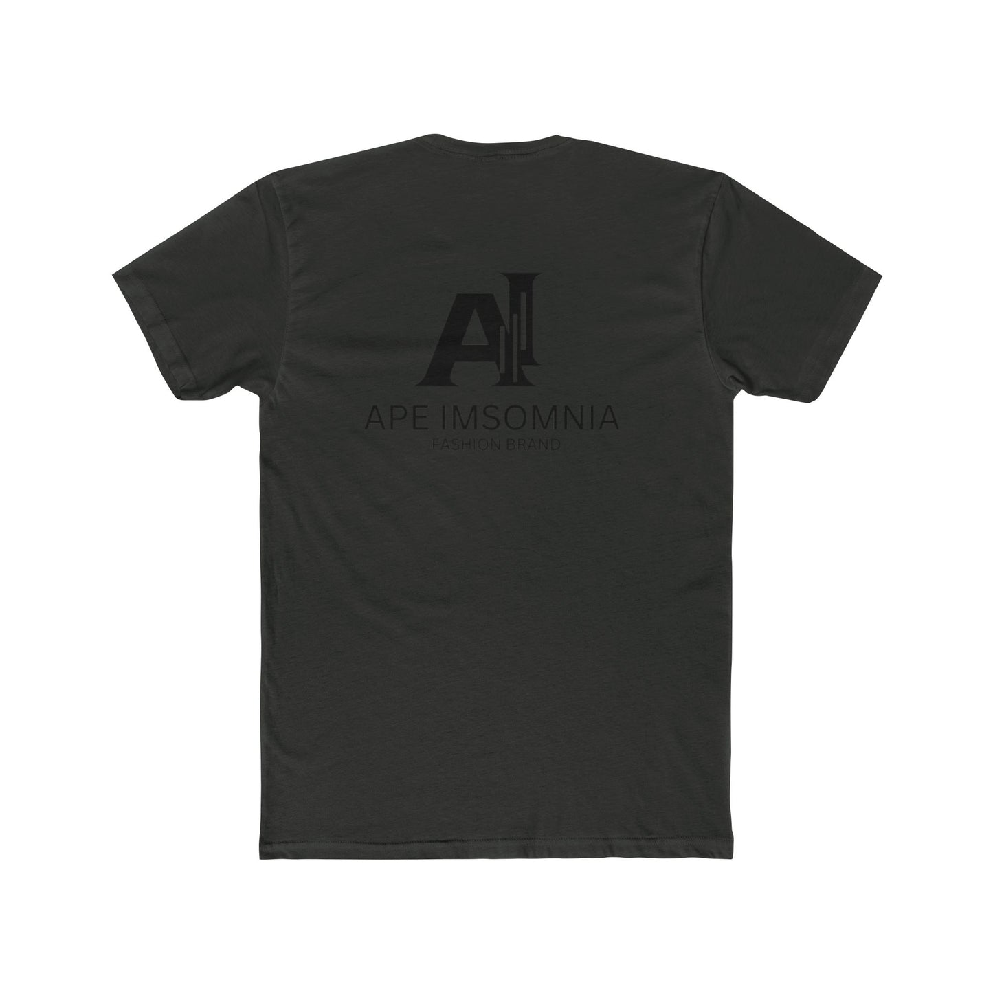 Unisex Cotton Crew Tee with Funky Ape Design, Funny Graphic Tee for Animal Lovers, Casual Wear, Gift for Birthdays, Unique T-Shirt