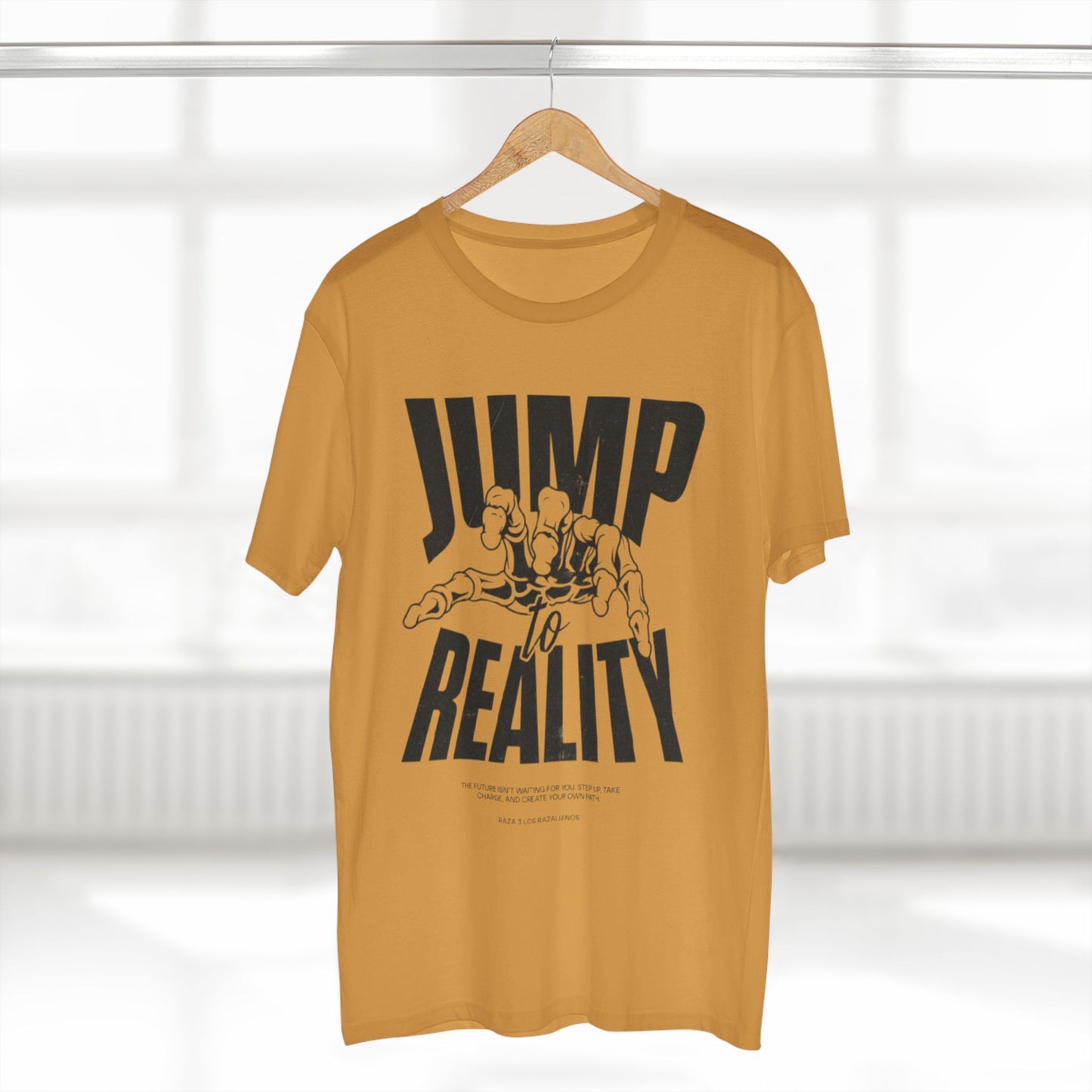 Jump to Reality Graphic Tee - Trendy Adult Staple T-Shirt, Motivation Apparel, Casual Wear, Gift for Creatives, Exciting Style