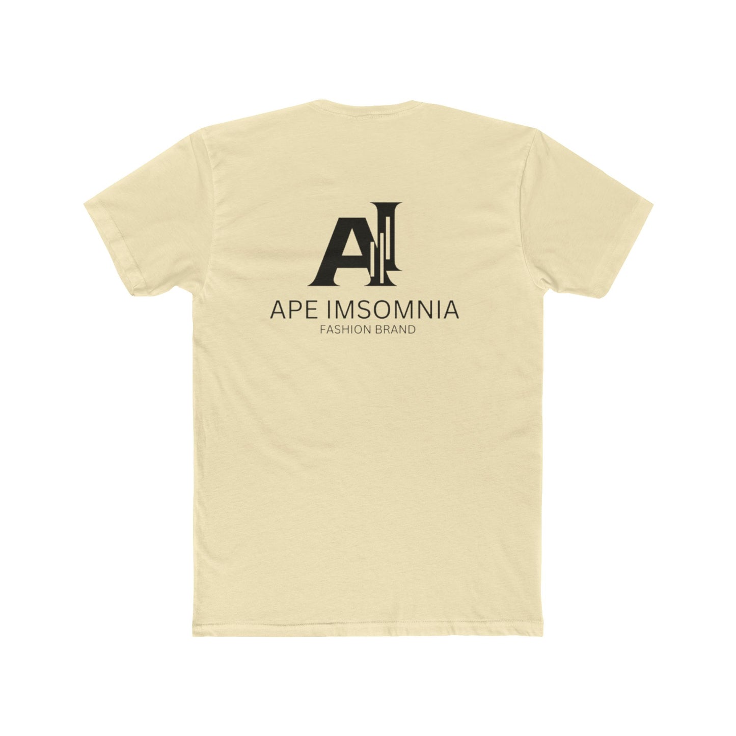 Unisex Cotton Crew Tee with Funky Ape Design, Funny Graphic Tee for Animal Lovers, Casual Wear, Gift for Birthdays, Unique T-Shirt