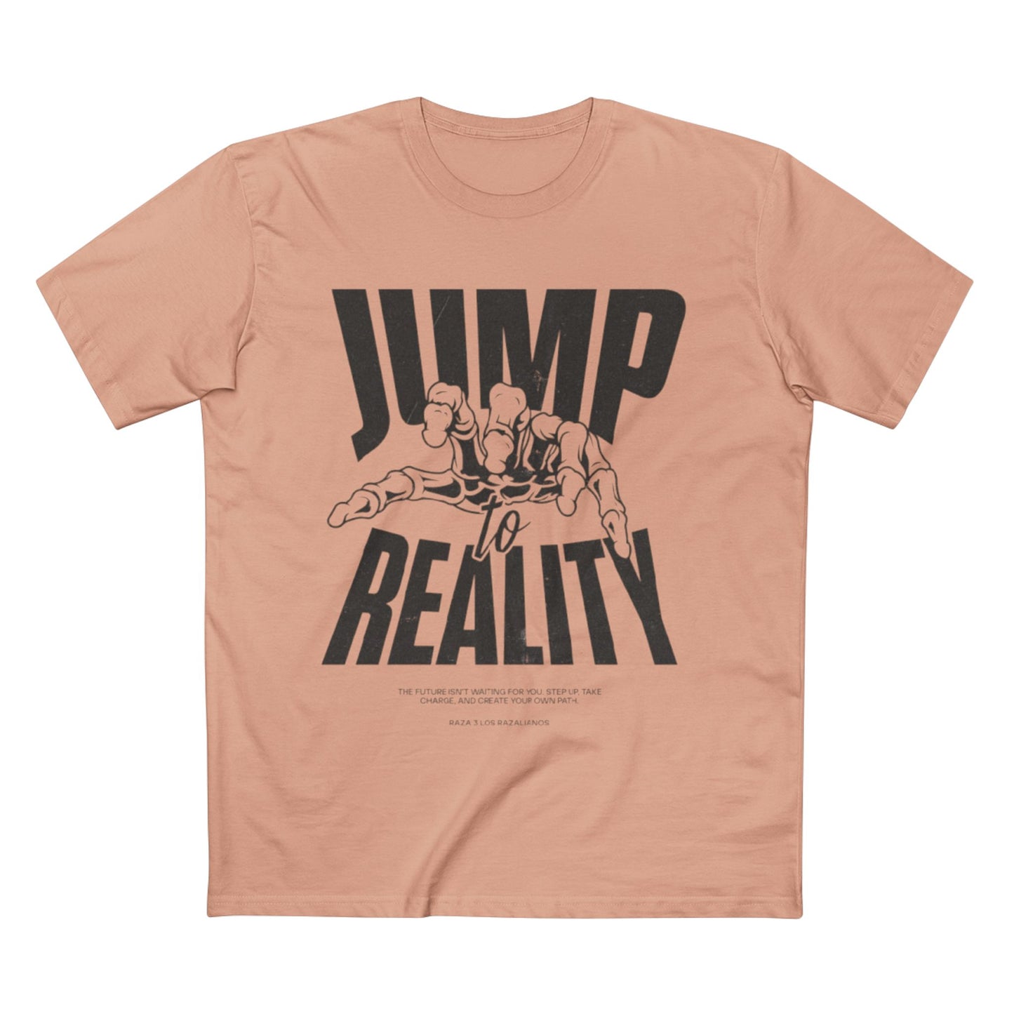 Jump to Reality Graphic Tee - Trendy Adult Staple T-Shirt, Motivation Apparel, Casual Wear, Gift for Creatives, Exciting Style