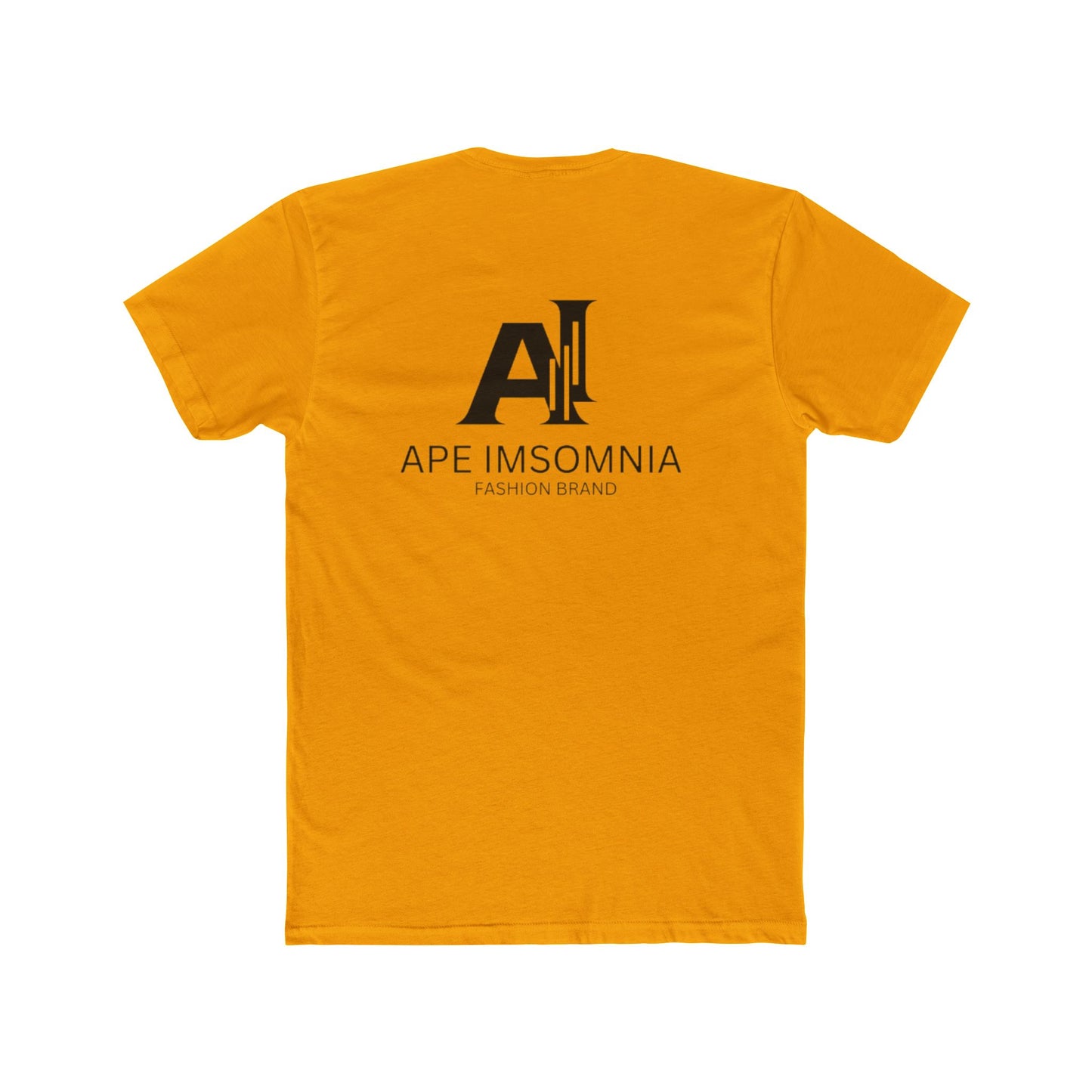 Unisex Cotton Crew Tee with Funky Ape Design, Funny Graphic Tee for Animal Lovers, Casual Wear, Gift for Birthdays, Unique T-Shirt