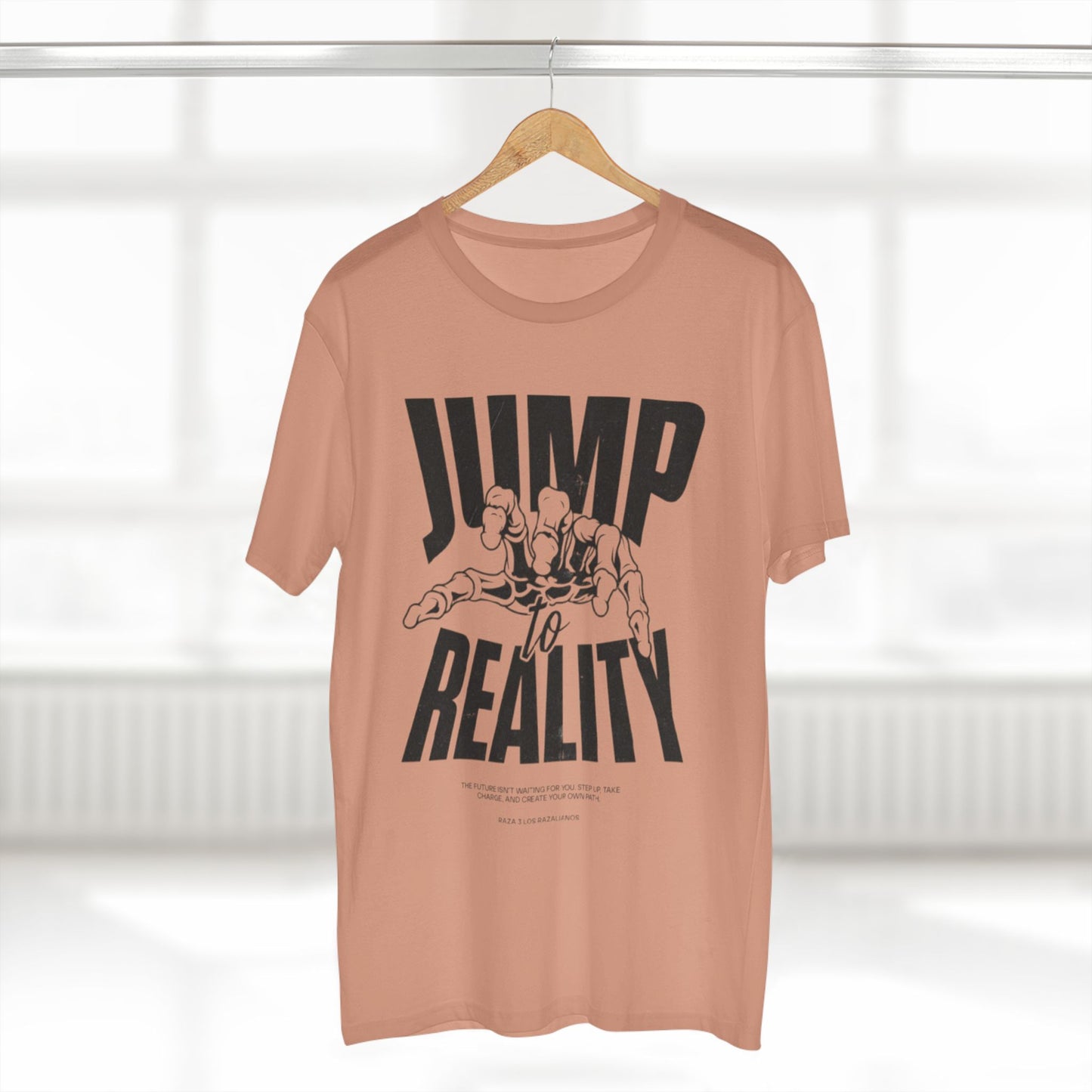 Jump to Reality Graphic Tee - Trendy Adult Staple T-Shirt, Motivation Apparel, Casual Wear, Gift for Creatives, Exciting Style