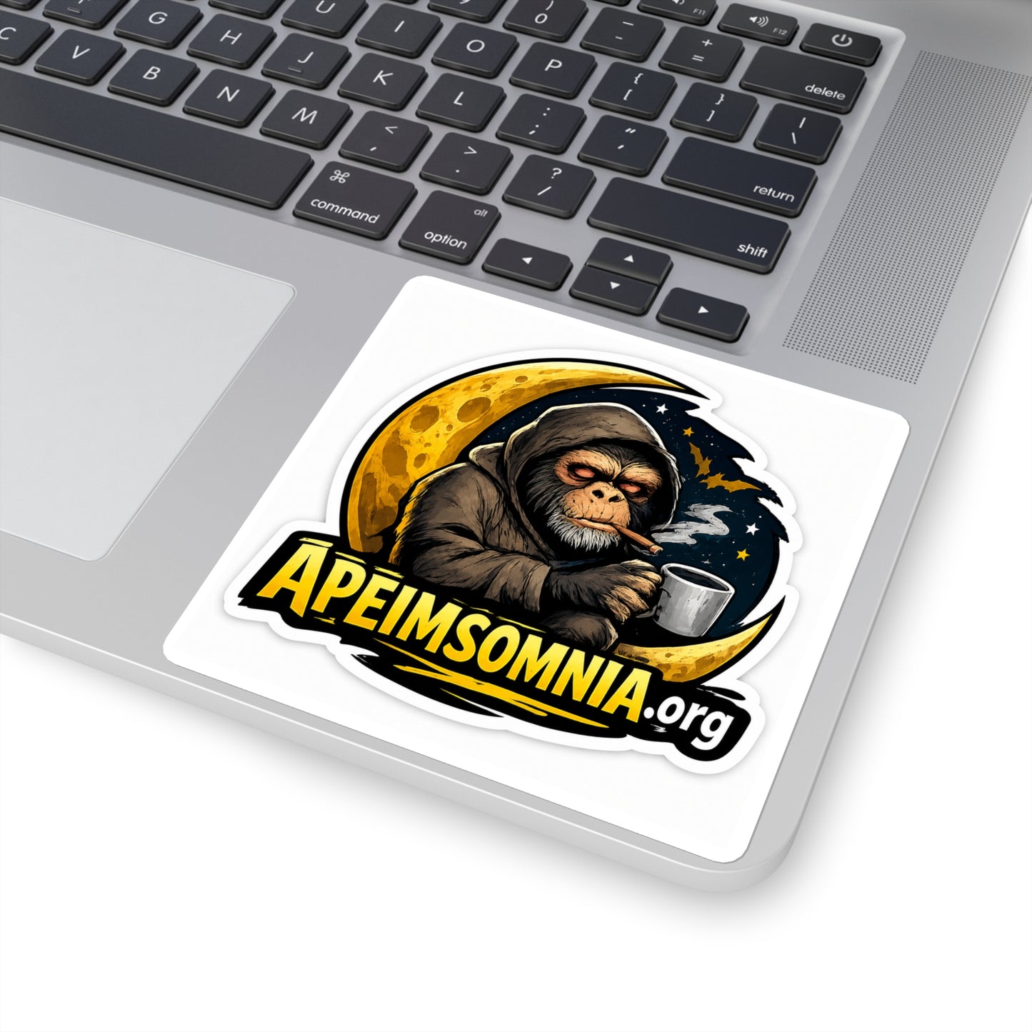 Sticker — ApeInsomnia.org Night Monkey Logo